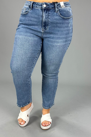 BT-V {Judy Blue} MId-Rise Cropped Bootcut Jeans PLUS SIZE 14  16