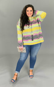 CP-X {Thanks To U} Knit Sweater with  SALE!!! Yellow/Pink Colors