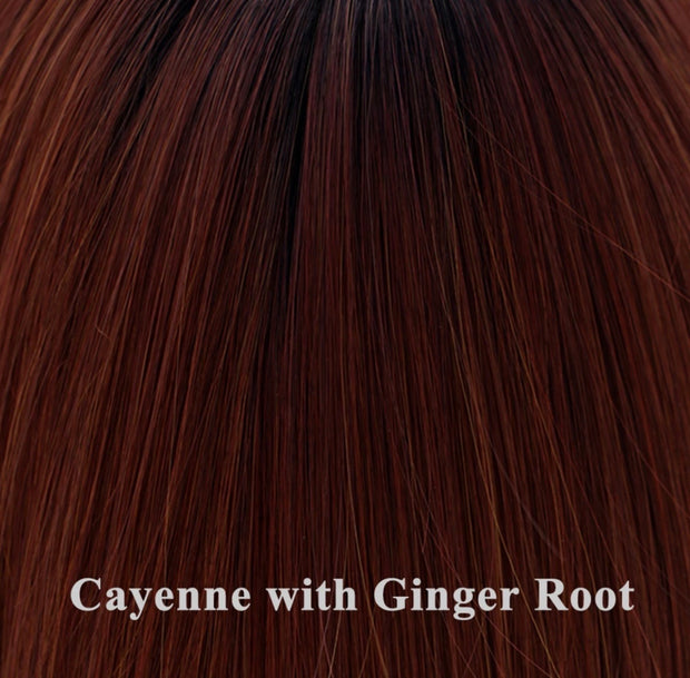 "Amaretto" (Cayenne with Ginger Root) Luxury Wig