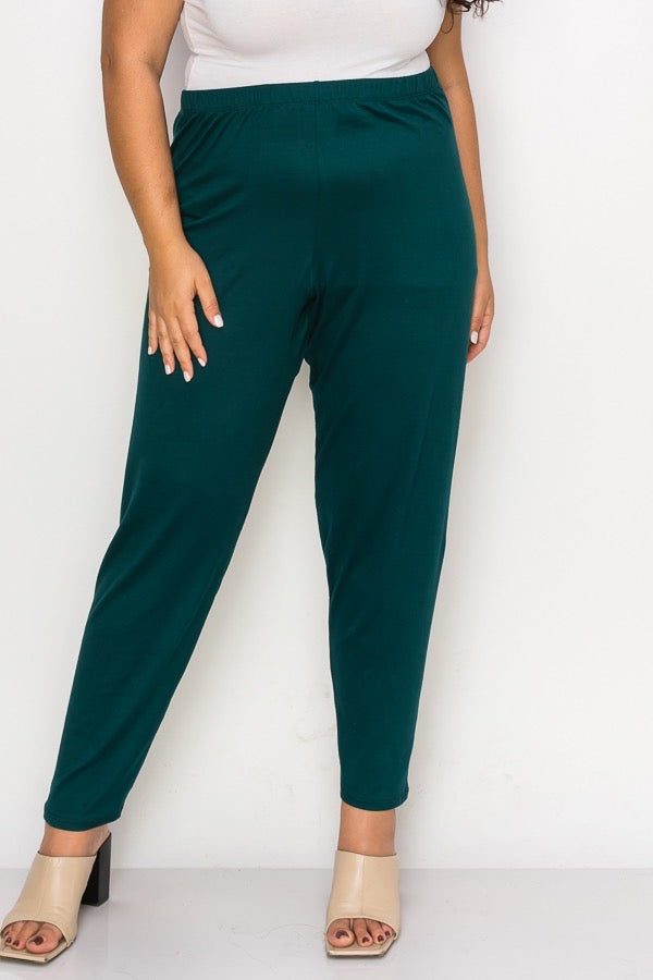 BT-D {Going Over} Green "Buttersoft" Pants EXTENDED PLUS SIZE 3X 4X 5X 6X