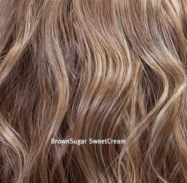 "Arista" (Brown Sugar Sweet Cream) Luxury Wig